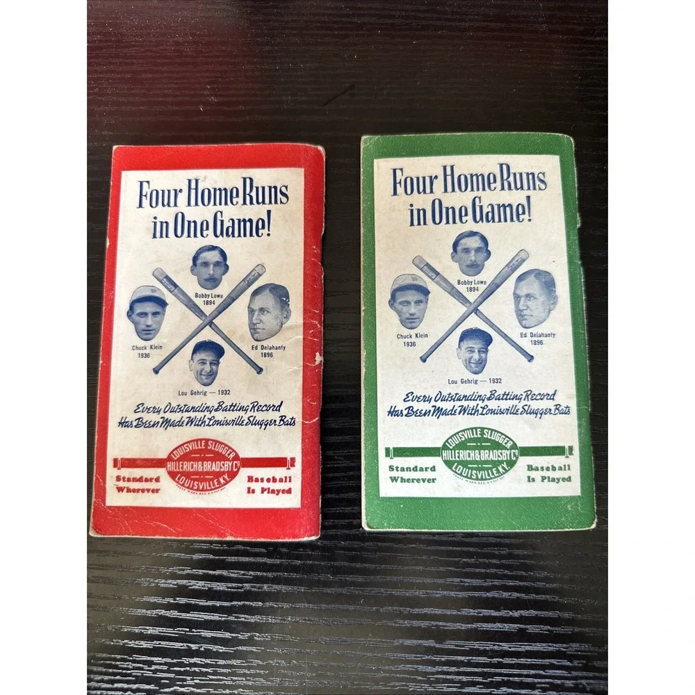 Set of 2 Original 1937 TheSportingNews Record Book Joe McCarthy‎ NYYankees Cover